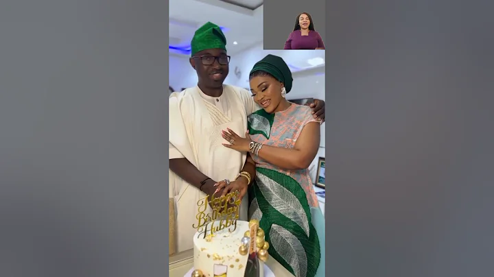 Mercy Aigbe celebrates her Gen z Alahaji husband in style on his birthday adorable moment