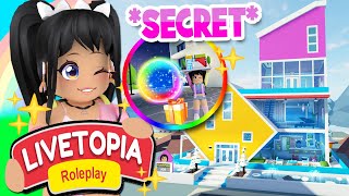 *SECRET ELECTRIC GIFT ROOM* NEW HOME in LIVETOPIA Roleplay (roblox)
