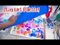 Best paint palette for acrylic (stay wet? grey paper? glass