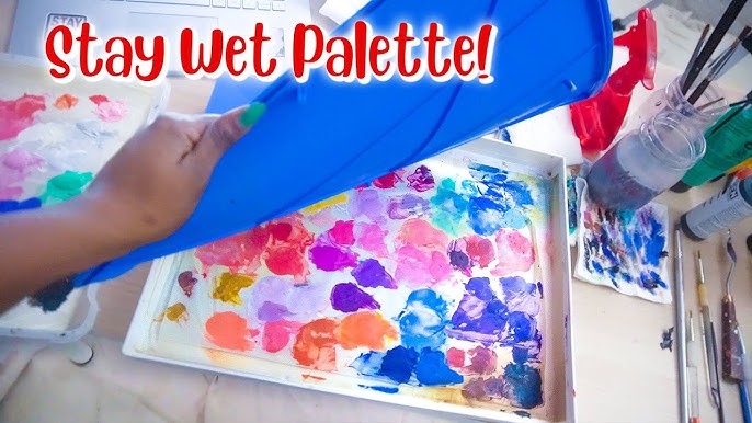 DIY Wet Pallet for painting #painting #DIY #miniature