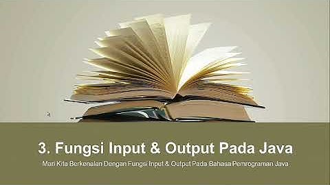 PEMROGRAMAN BERORIENTASI OBJEK DENGAN JAVA Materi 02