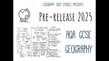 AQA GCSE Geography Paper 3 Pre Release 2025 Energy in the UK + Morecambe  Bay Tidal Gateway Project.