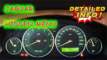 Jaguar X-type hidden menu - discover hidden features of your Jag