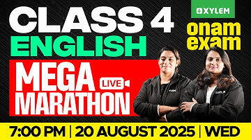 Class 4 English | ONAM EXAM - MEGA MARATHON | Xylem Class 4