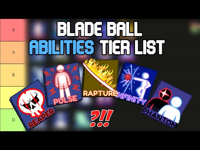 Roblox Blade Ball Ability Tier List r Domain Version