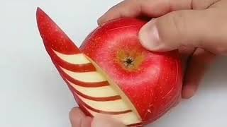 The Best way to cut apple & Eat a apple/cutting Hacks screenshot 2
