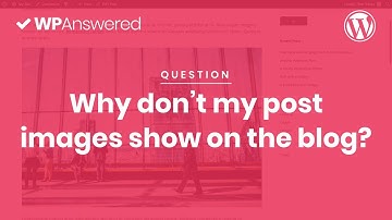 How to Add an Image to each WordPress Post | WordPress Post Image Tutorial