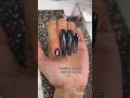 Applying Some Black Gel Polish Reflective Glitter Onthisday Nails Nailart Nailtutorial