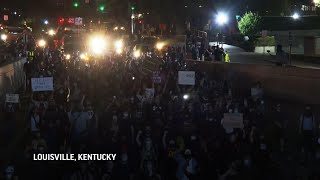 Louisville police arrest at least 24 in protest