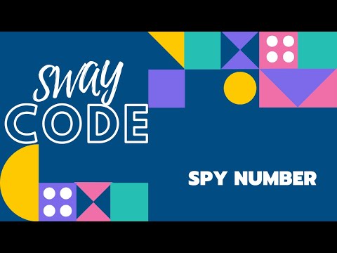 SPY NUMBER | NUMBER TYPE QUESTION SOLUTION | SWAY CODE