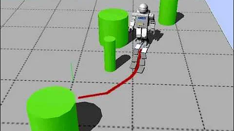 On-line evolutionary navigation method for humanoid robots