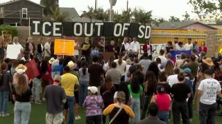 Community rallies in march after City Heights ICE arrests | NBC 7 San Diego