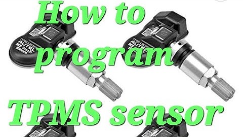 How to program Autel TPMS sensor for Toyota sienna 3rd gen.