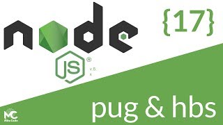 Node.js Tutorial - 17 pug & hbs