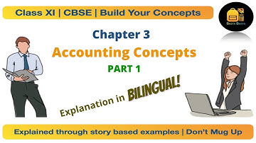 Class11 Chapter: 3 Accounting Concepts (Hindi) | Accounting Principles | Part 1 | CBSE