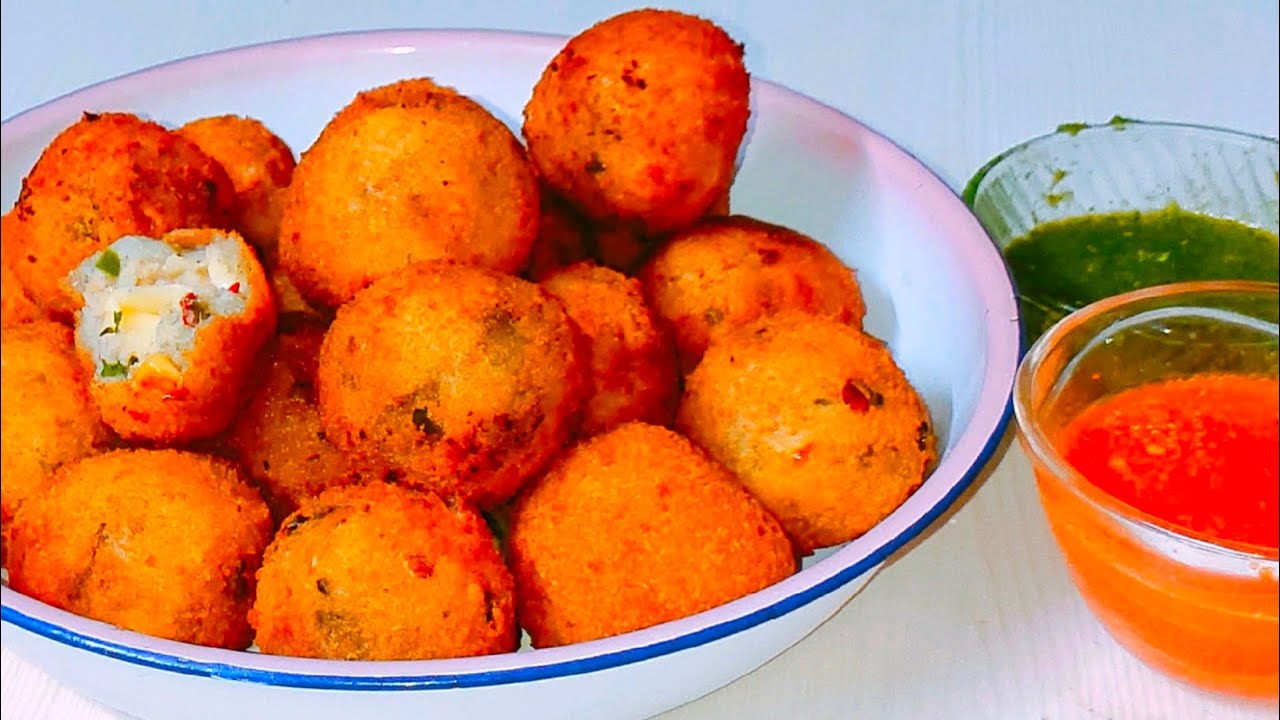 Sweet Corn Cheese Balls /Evening Snacks Recipe /Crispy Cheesy Potato