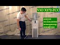 Обзор кулер для воды ViO X172-FCC. Напольный с нагревом и компрессорным охлаждением +шкафчик. В офис