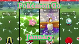 Pokémon Go Shiny Compilation January!!!!