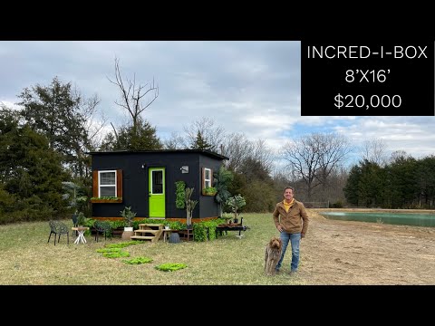 Introducing the World’s First Assembly Line Tiny Home, the “Incred-I-Box” 8’x16’ for $20k!!!! 🏠🤩