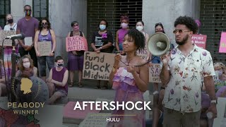 Tonya Lewis Lee and Paula Eiselt Accept the Peabody for Aftershock