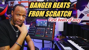 MPC X - Making Hard Beats from Scratch LIVE -  First Beats of 2023