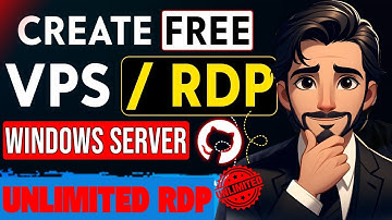 How To Create Free RDP Using GitHub, Get Free VPS/RDP For 6H | Free Windows RDP