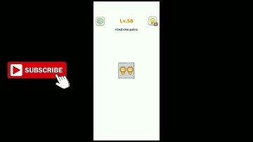 Tricky Brain Story: DOP Puzzle Level 58 Find the pairs