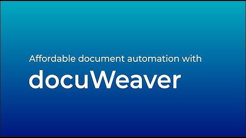 Tired of Expensive Doc Tools? Meet docuWeaver