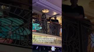 Chip & Dale Dancing On Disney Fantasy