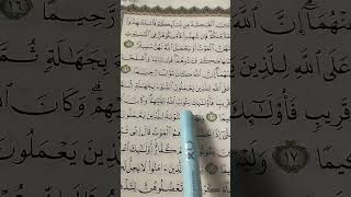 Surah Al-Nisa (chapter 4-----Ayat 17) Urdu translation