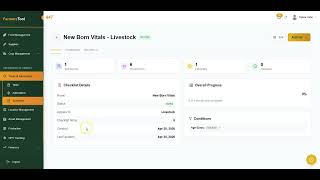 Creating a checklist and ticking off - Web