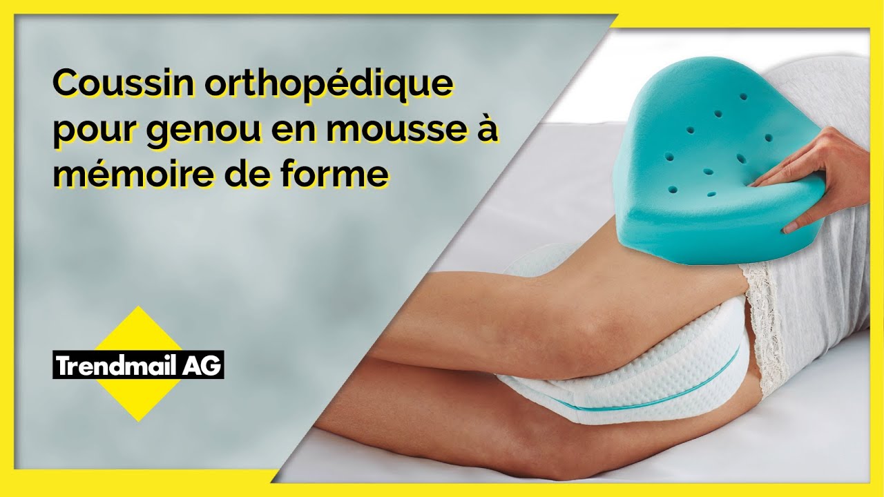 Restform Leg Pillow - Coussin orthopédique pour genou en mousse à