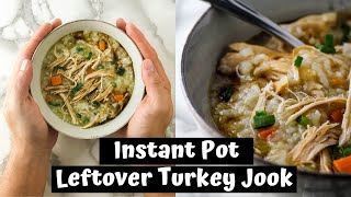 Whether you call it jook or congee rice porridge this leftover turkey
recipe made in the instant pot is ultimate comfort food recipe. it’s
bursting wi...