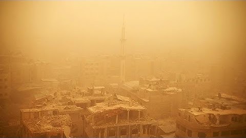 Une tempête de sable meurtrière en Syrie et au Liban