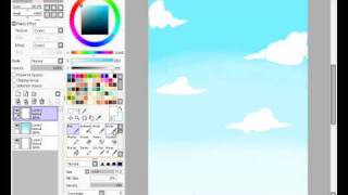 Paint Tool SAI Sky Tutorial 2/2