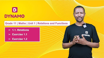 Grade 11 || Math || Unit 1 || Part 1 || 1.1. Relations , Exercise 1.1 & Exercise 1.2