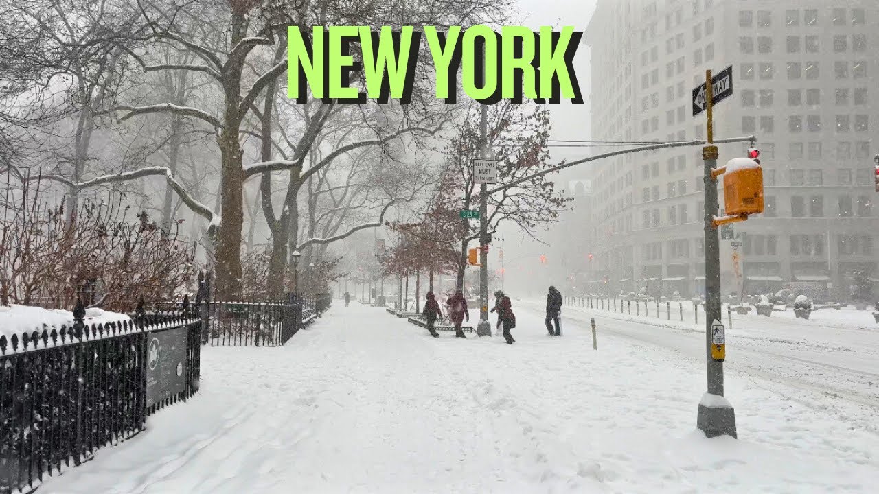 NYC Like You've Never Seen Before | Snowstorm in New York City | Snowy Central Park 4K Walking Tour