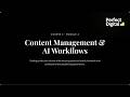 Module 3 Content Management & AI Workflows