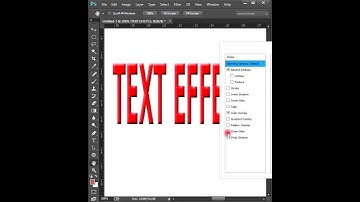 Text Effects with layer Styles in Photoshop #photoshop #photoshopcourse