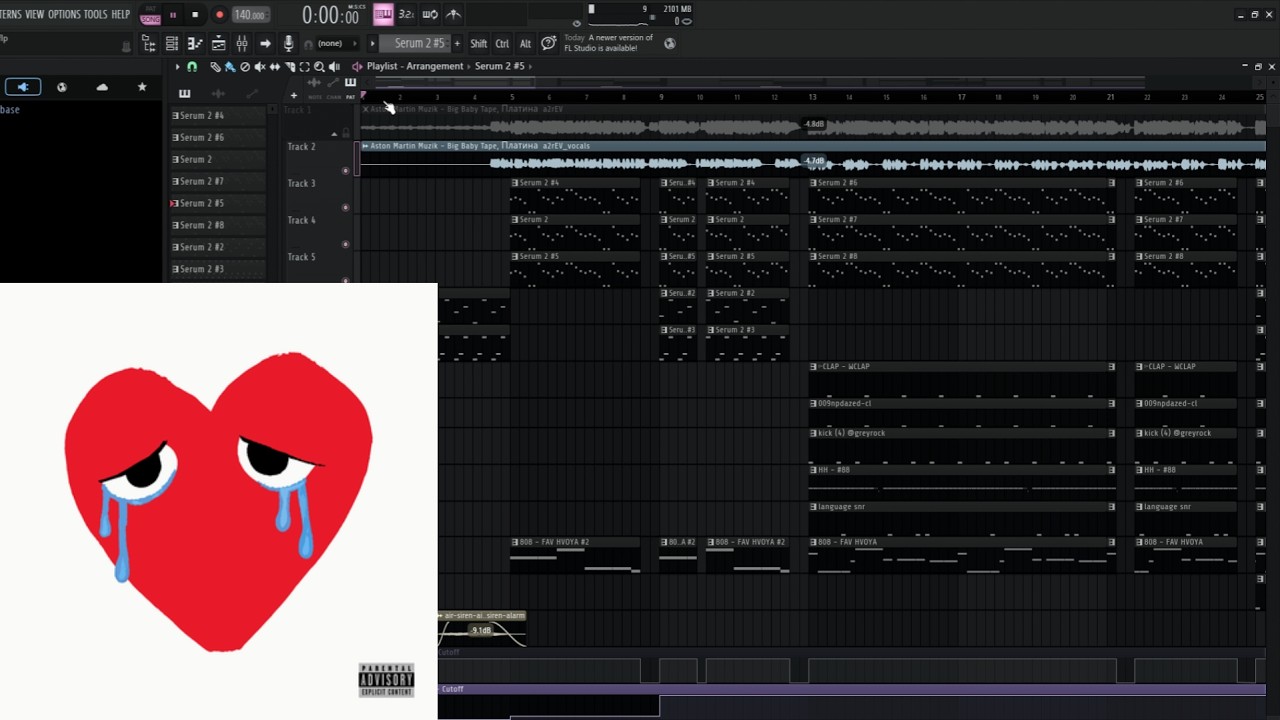 РАЗБОР БИТА Aston Martin Muzik - Big Baby Tape, Платина (+flp)