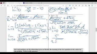 AP Calculus AB/BC 2.2 Defining the Derivative of a Function | Flipped Math Practice Solutions