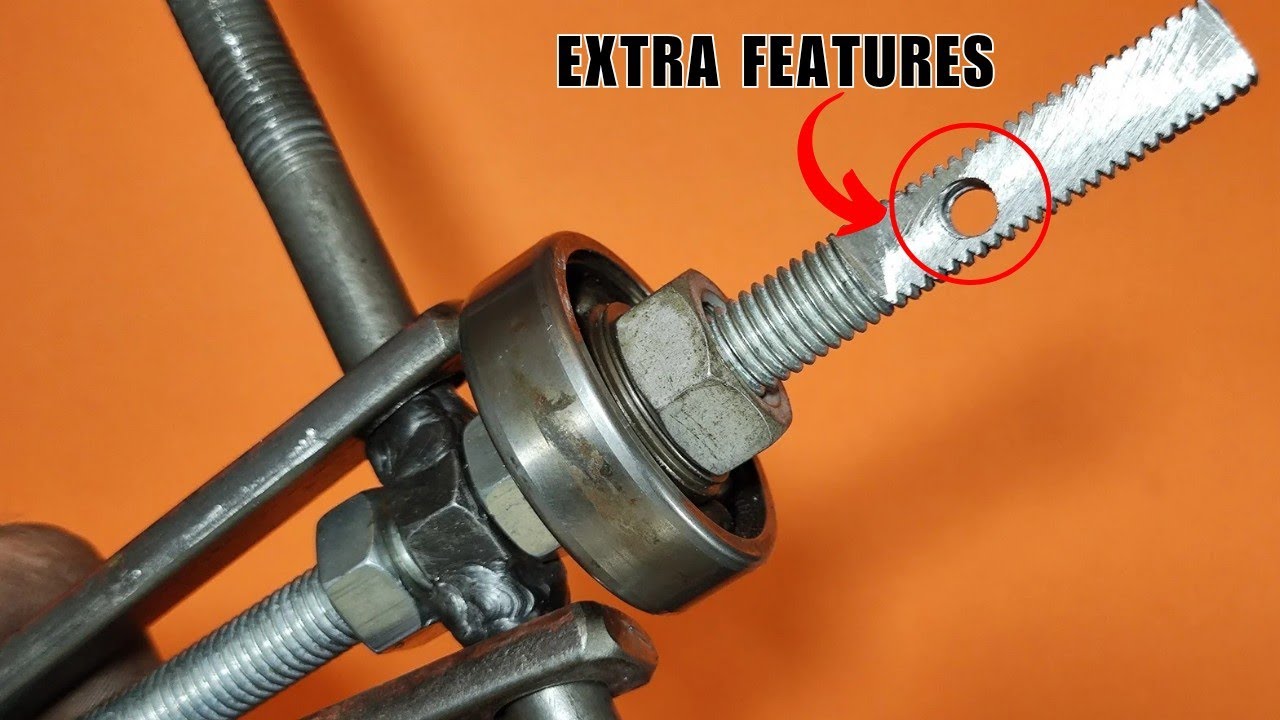 Some people don't know how to remove jammed bearings, "a DIY blind hole