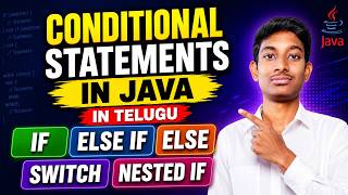 Conditional Statements in Java | if, else if, else, switch, Nested if | Java Course
