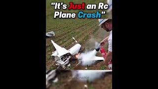Its Just an RC Plane Crash! 😔 #airplane #aviation #fyp #planecrash
