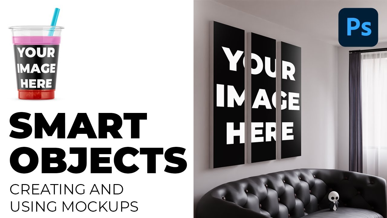 Adobe Photoshop Smart Objects and Product Mockups