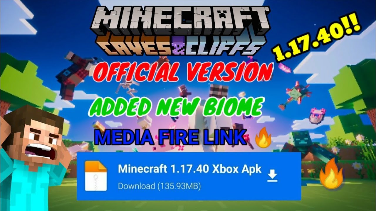 Download Minecraft PE 1.17.40 apk for free on Android