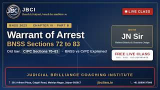 BNSS 2023 Sections 72 – 83 | Chapter VI, Part B — Warrant of Arrest