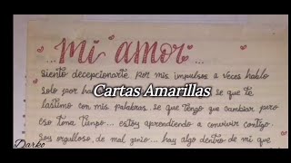 Cartas Amarillas - Gian Marco (Letra)