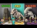 Minecraft - MUSEUM CHALLENGE! (NOOB vs PRO vs HACKER)