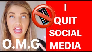 I QUIT SOCIAL MEDIA FOR A MONTH *story time*